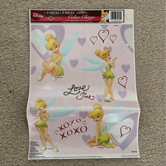 Lot of 4 Sheets of Disney Paper Magic Window Color Clings Princesses Pooh BONUS! - Picture 5 of 6